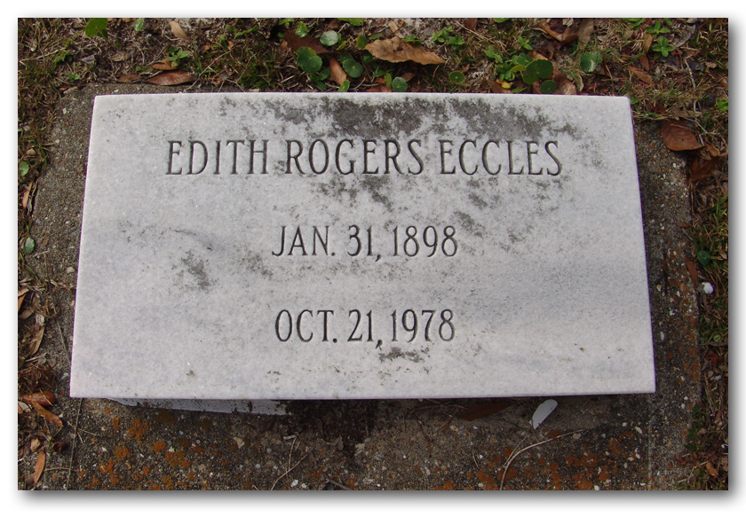 Martha Edith RogersEccles